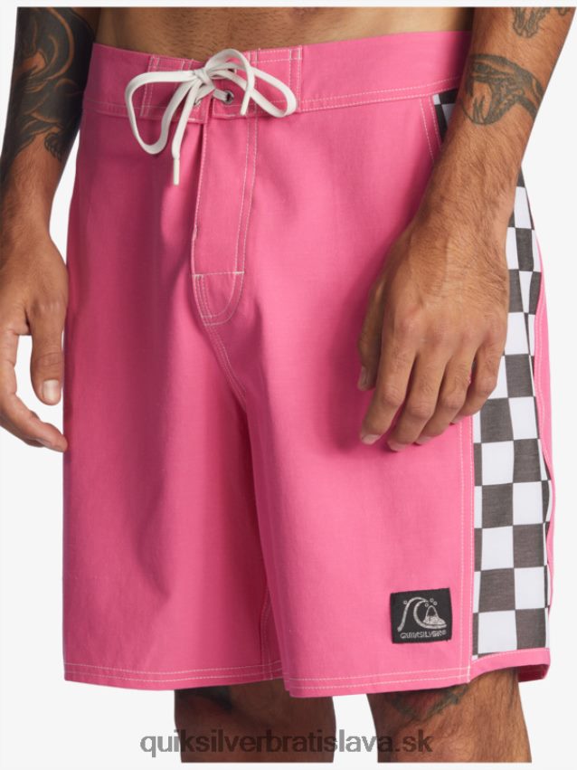 originálne šortky arch 18 Quiksilver muži B80HXR1732 šokujúca ružová