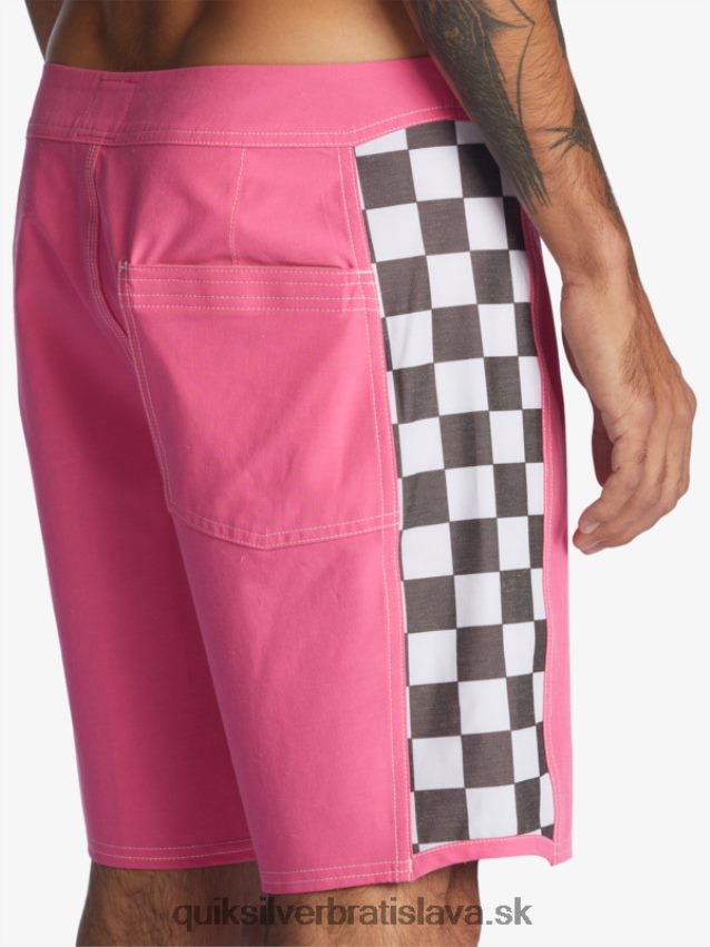 originálne šortky arch 18 Quiksilver muži B80HXR1732 šokujúca ružová