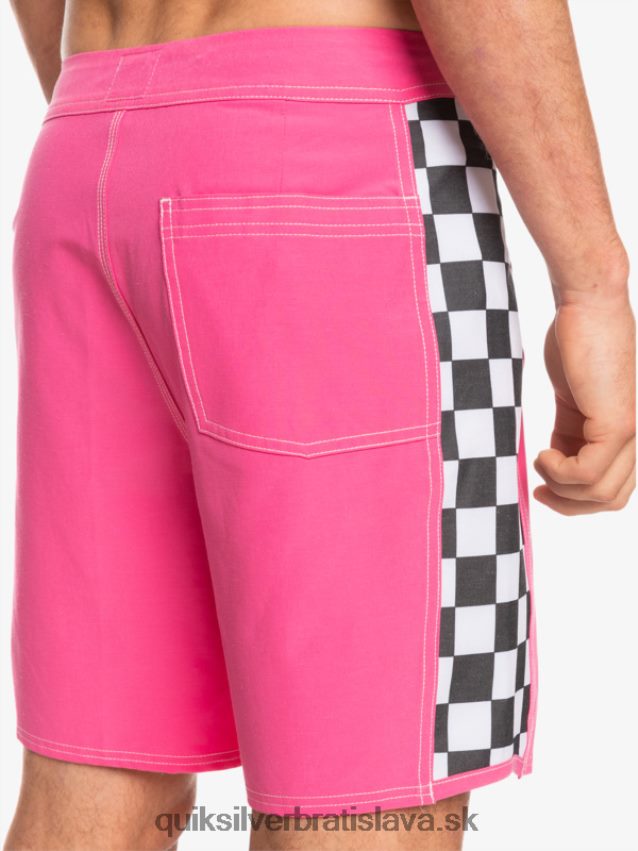 originálne šortky arch 18 Quiksilver muži B80HXR1732 šokujúca ružová