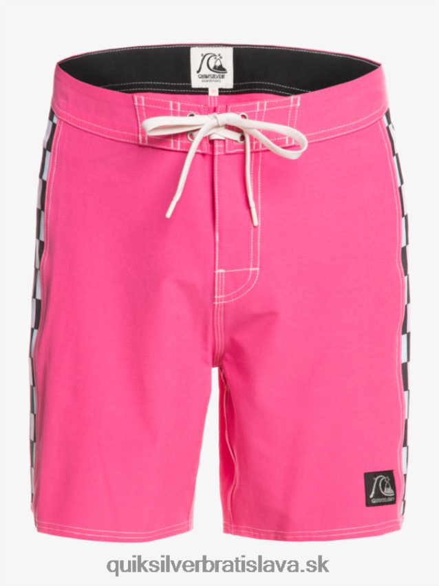 originálne šortky arch 18 Quiksilver muži B80HXR1732 šokujúca ružová