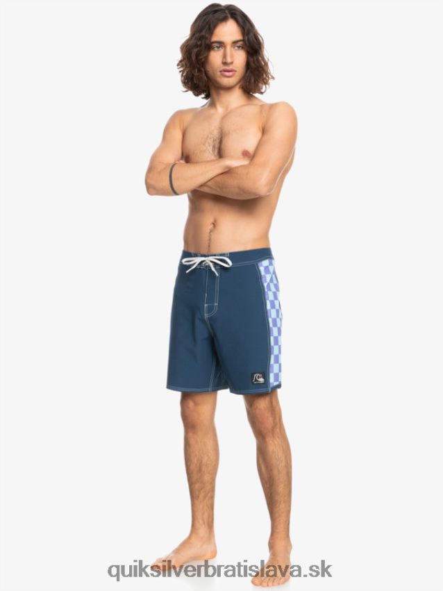 originálne šortky arch 18 Quiksilver muži B80HXR1733 insígnie modrá