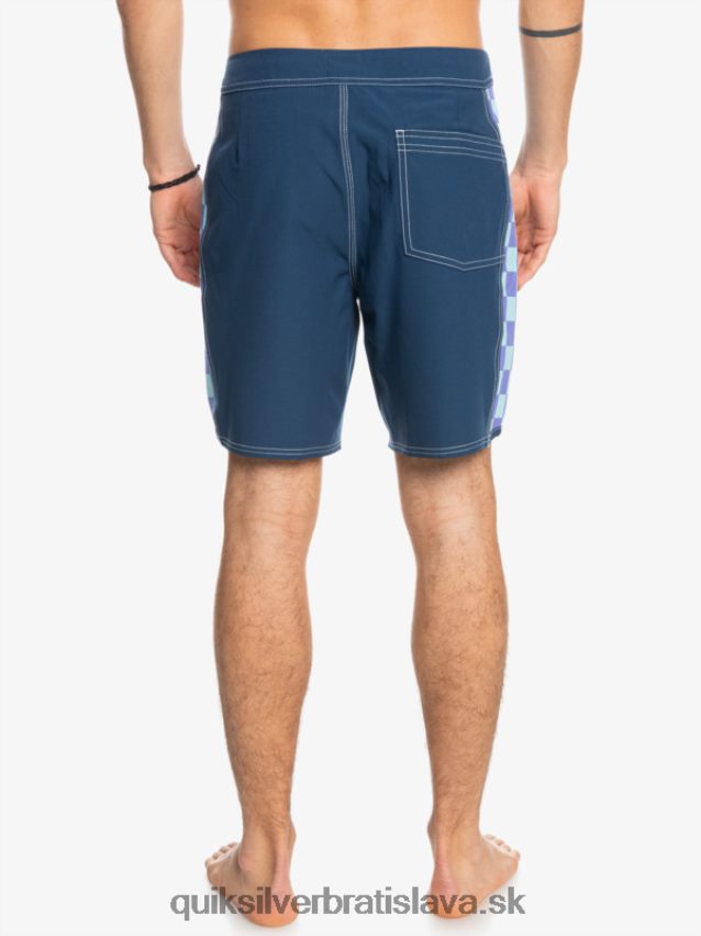 originálne šortky arch 18 Quiksilver muži B80HXR1733 insígnie modrá
