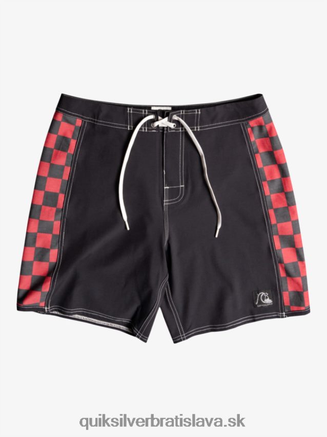 originálne šortky arch 18 Quiksilver muži B80HXR1734 rubínové víno