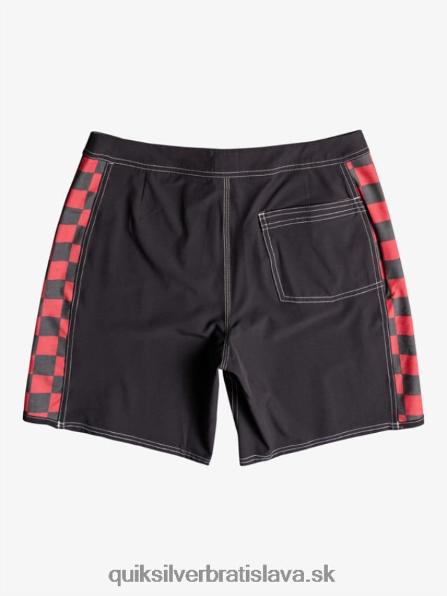 originálne šortky arch 18 Quiksilver muži B80HXR1734 rubínové víno