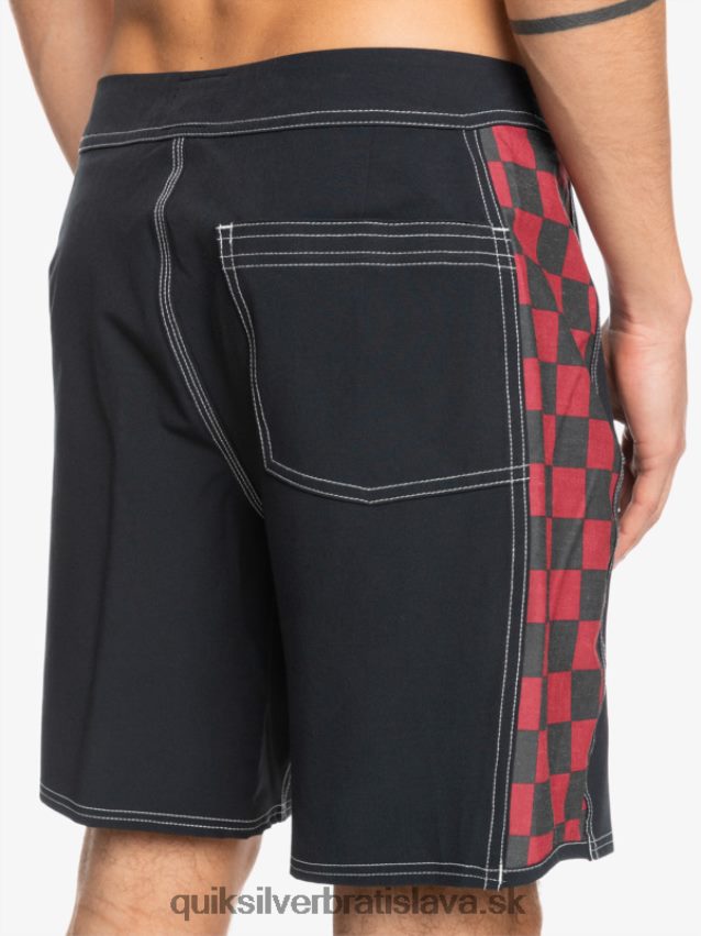 originálne šortky arch 18 Quiksilver muži B80HXR1734 rubínové víno