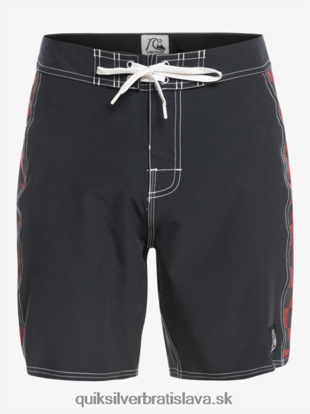 originálne šortky arch 18 Quiksilver muži B80HXR1734 rubínové víno