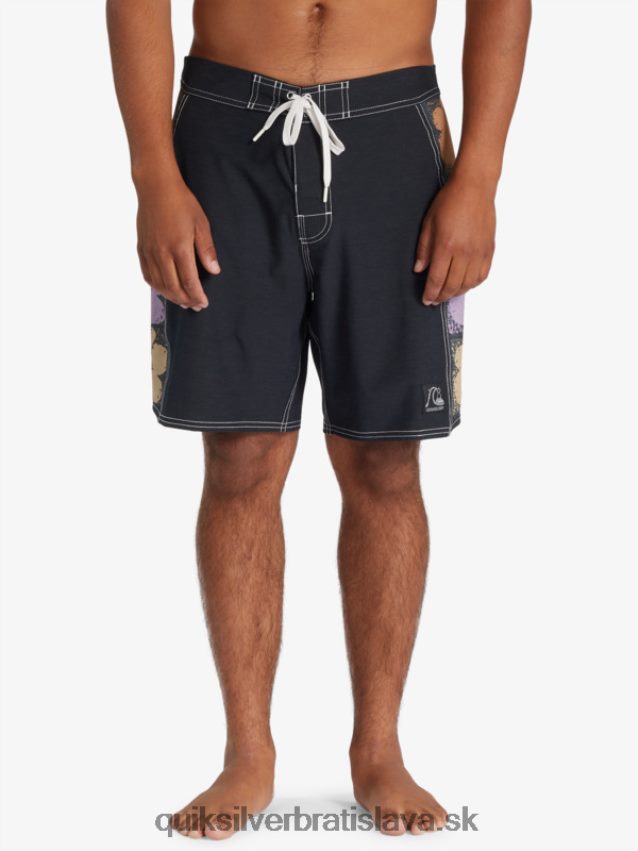originálne šortky arch 18 Quiksilver muži B80HXR1737 čierna