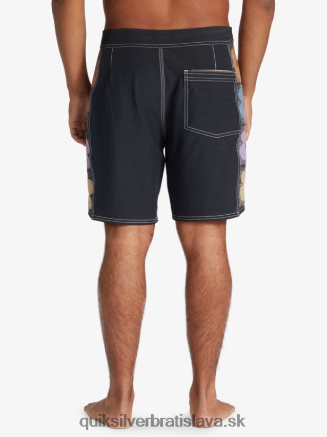 originálne šortky arch 18 Quiksilver muži B80HXR1737 čierna
