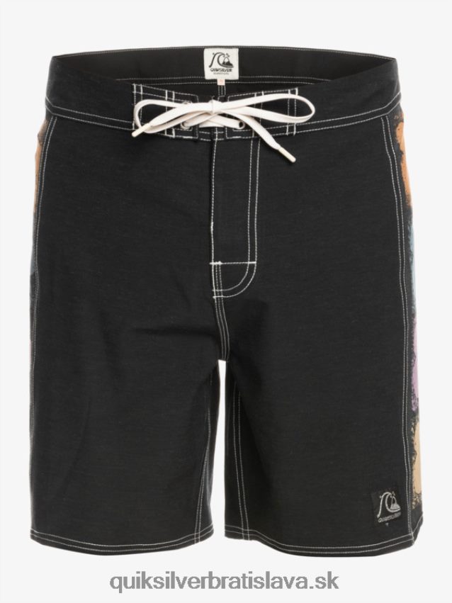 originálne šortky arch 18 Quiksilver muži B80HXR1737 čierna