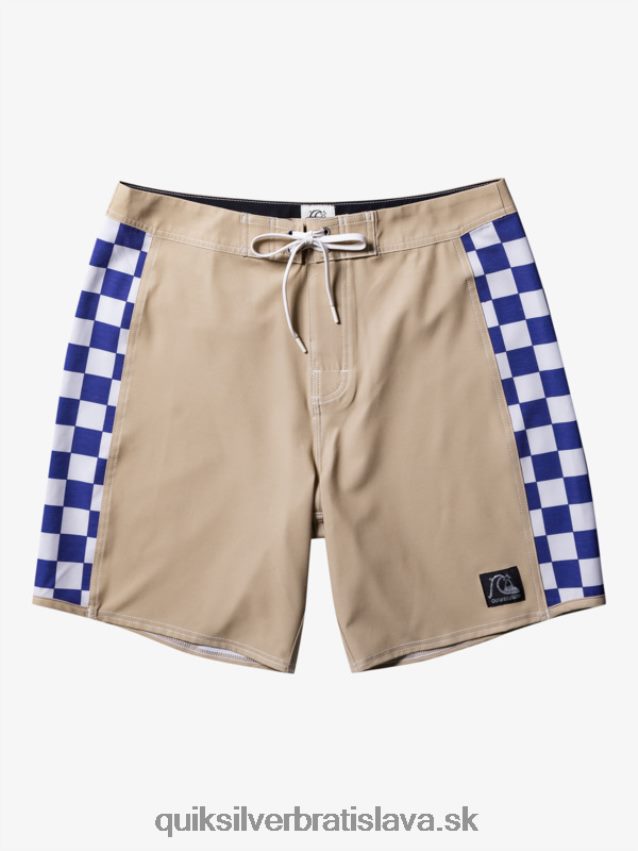 originálne šortky arch 18 Quiksilver muži B80HXR173 olivovo sivá