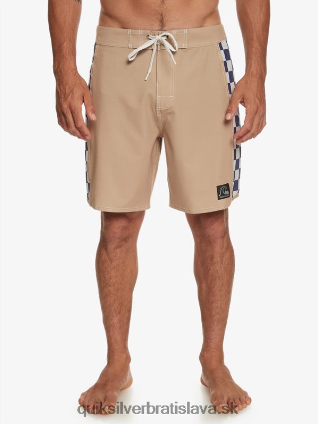 originálne šortky arch 18 Quiksilver muži B80HXR173 olivovo sivá