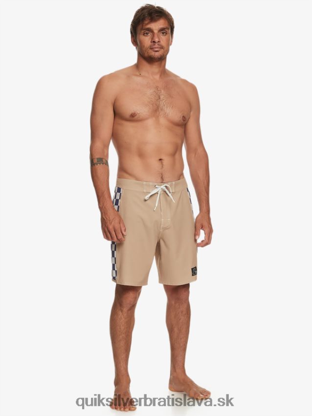 originálne šortky arch 18 Quiksilver muži B80HXR173 olivovo sivá