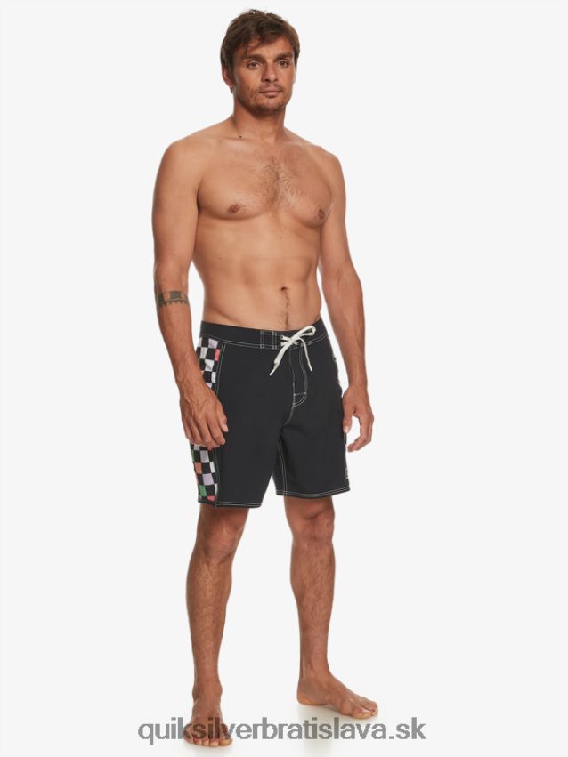 originálne šortky arch 18 Quiksilver muži B80HXR174 čierna