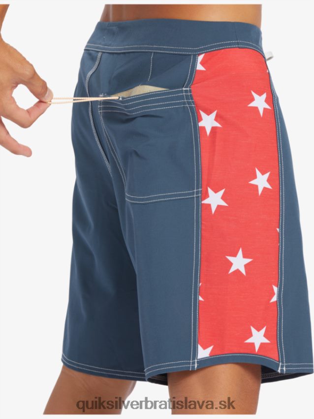 originálne šortky arch 18 Quiksilver muži B80HXR175 polnočné námorníctvo