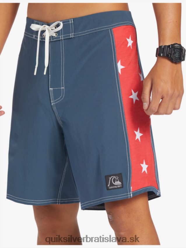 originálne šortky arch 18 Quiksilver muži B80HXR175 polnočné námorníctvo