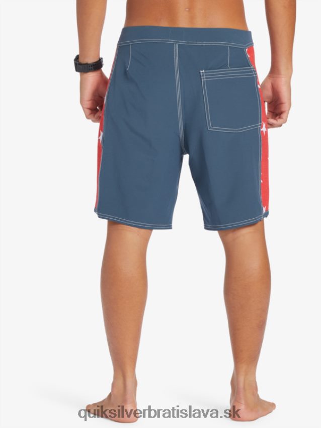 originálne šortky arch 18 Quiksilver muži B80HXR175 polnočné námorníctvo