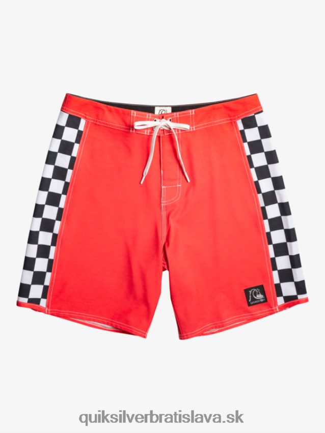 originálne šortky arch 18 Quiksilver muži B80HXR176 vysoko riziková červená