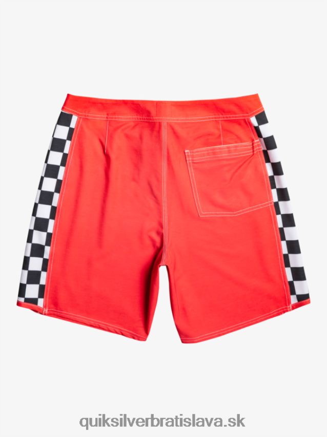 originálne šortky arch 18 Quiksilver muži B80HXR176 vysoko riziková červená