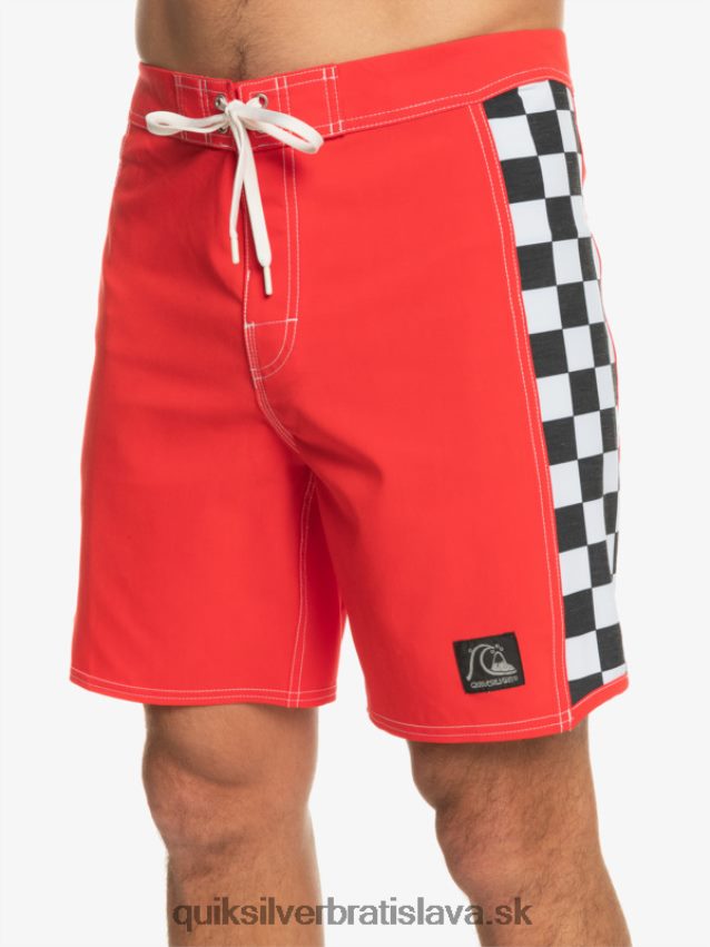 originálne šortky arch 18 Quiksilver muži B80HXR176 vysoko riziková červená