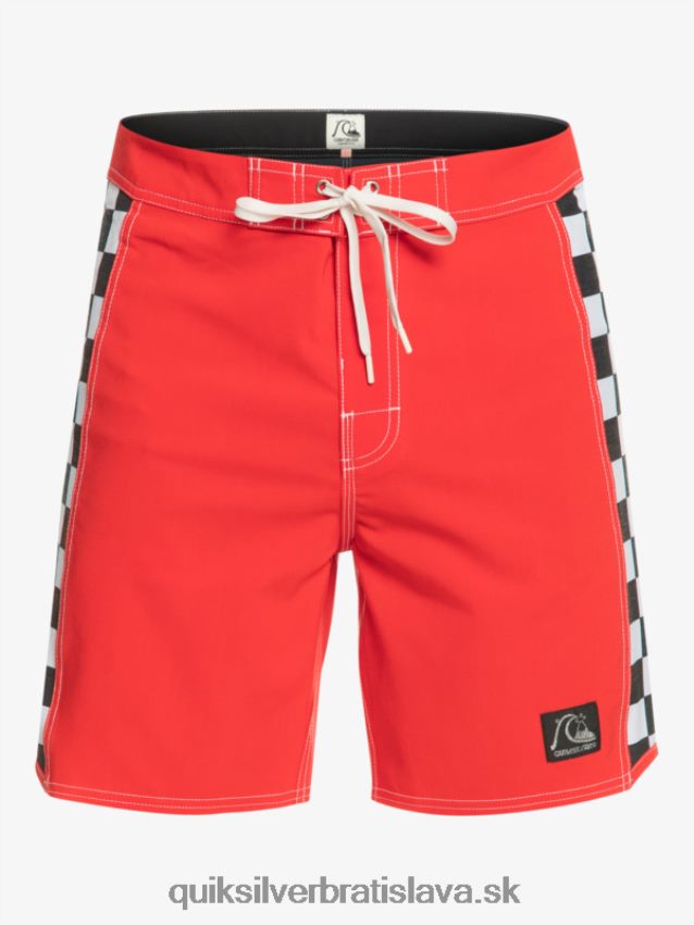 originálne šortky arch 18 Quiksilver muži B80HXR176 vysoko riziková červená