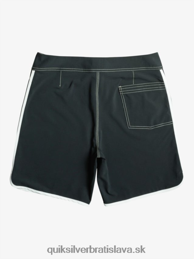 originálne šortky s hrebenatkami 18 Quiksilver muži B80HXR86 čierna