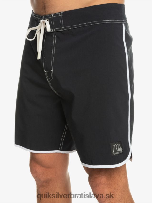 originálne šortky s hrebenatkami 18 Quiksilver muži B80HXR86 čierna