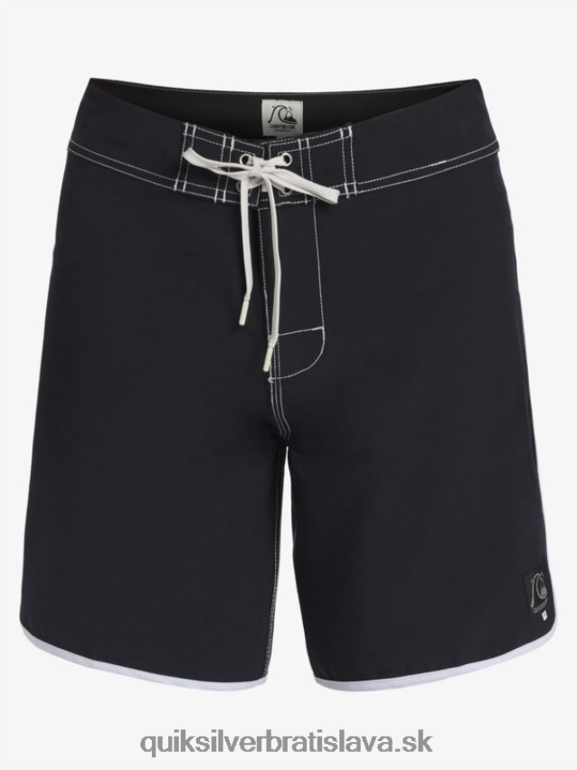 originálne šortky s hrebenatkami 18 Quiksilver muži B80HXR86 čierna
