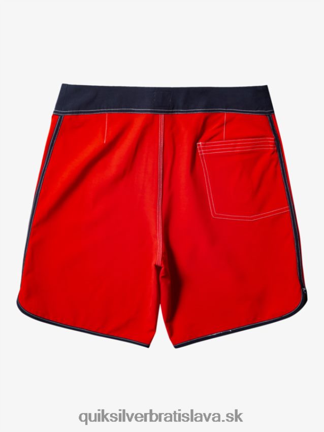 originálne šortky s hrebenatkami 18 Quiksilver muži B80HXR87 vysoko riziková červená