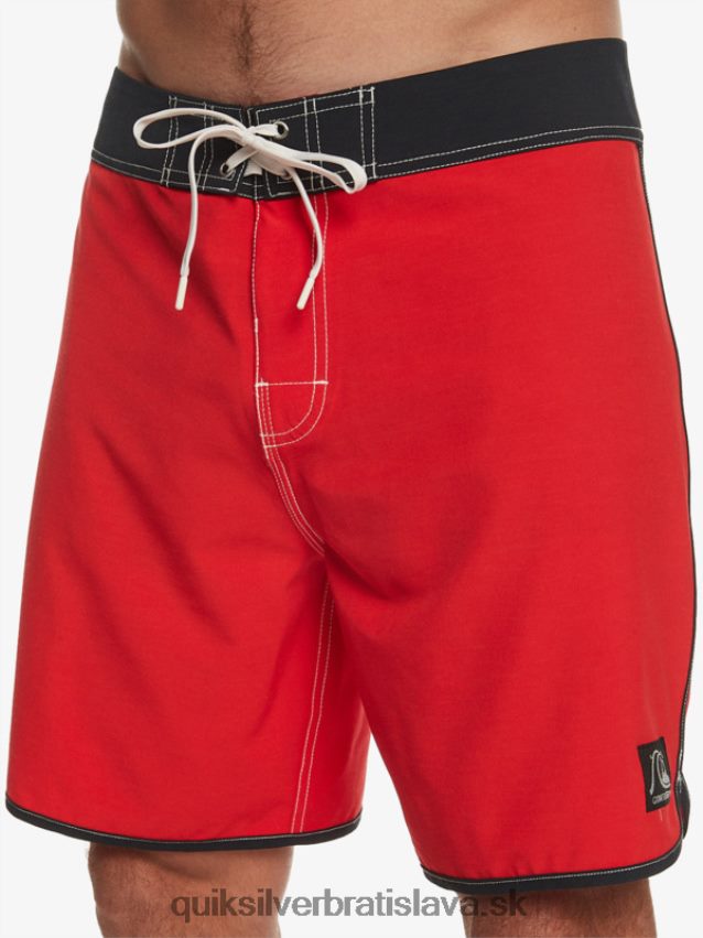 originálne šortky s hrebenatkami 18 Quiksilver muži B80HXR87 vysoko riziková červená