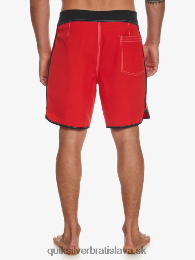 originálne šortky s hrebenatkami 18 Quiksilver muži B80HXR87 vysoko riziková červená