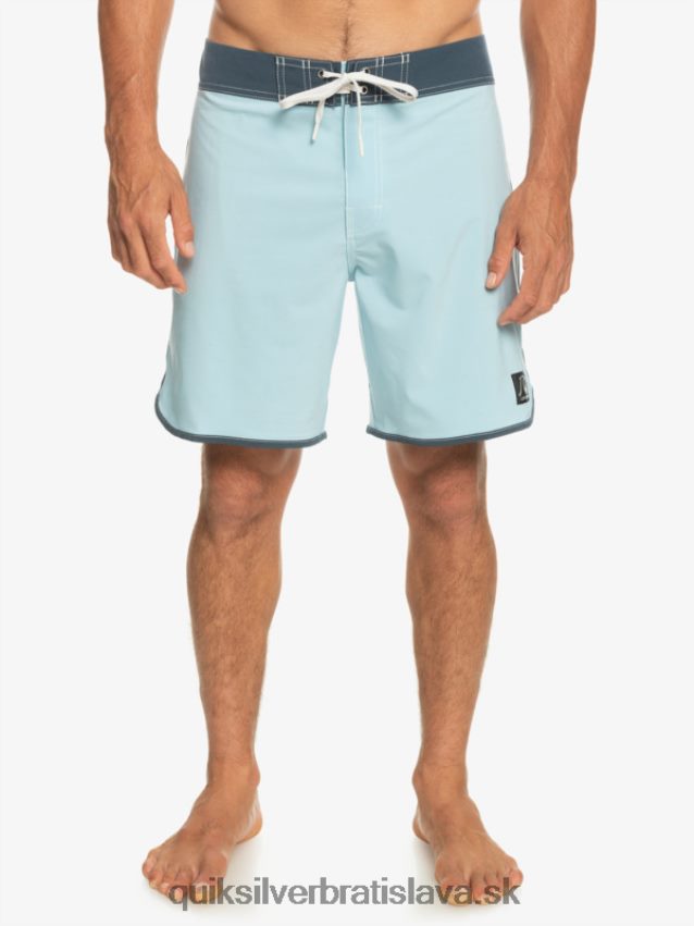 originálne šortky s hrebenatkami 18 Quiksilver muži B80HXR88 modrá obloha