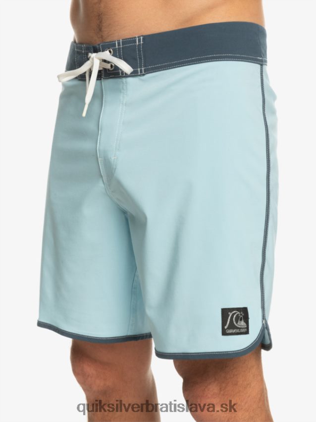 originálne šortky s hrebenatkami 18 Quiksilver muži B80HXR88 modrá obloha