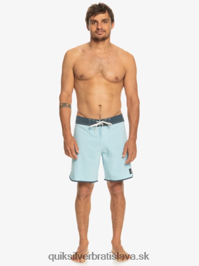 originálne šortky s hrebenatkami 18 Quiksilver muži B80HXR88 modrá obloha