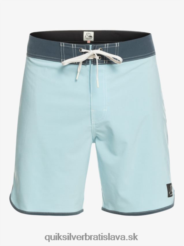 originálne šortky s hrebenatkami 18 Quiksilver muži B80HXR88 modrá obloha