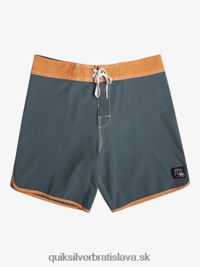 originálne šortky s hrebenatkami 18 Quiksilver muži B80HXR89 tmavá bridlica
