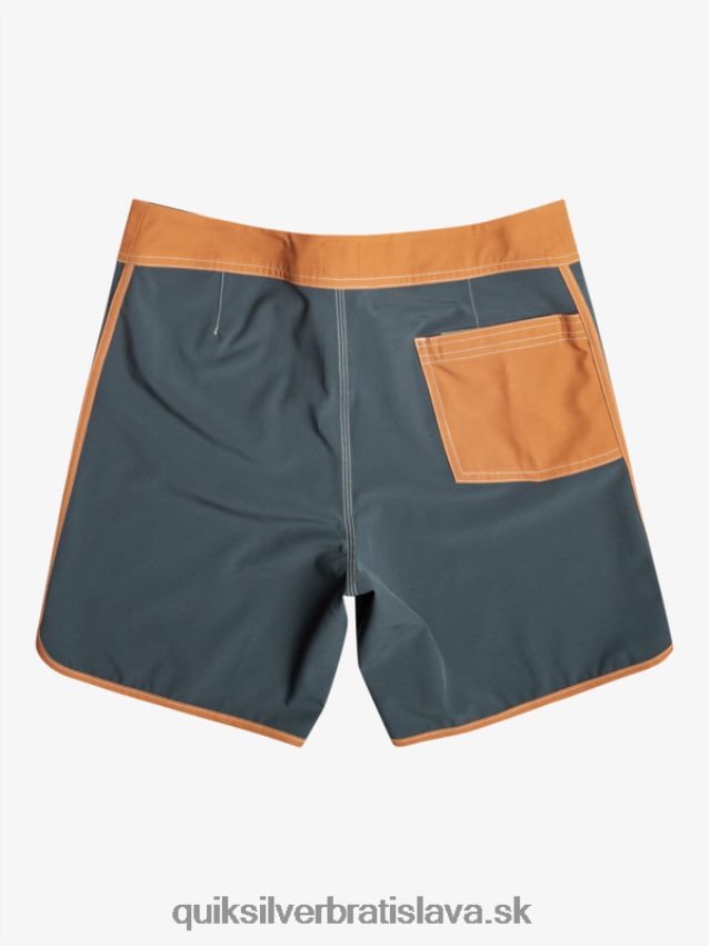 originálne šortky s hrebenatkami 18 Quiksilver muži B80HXR89 tmavá bridlica