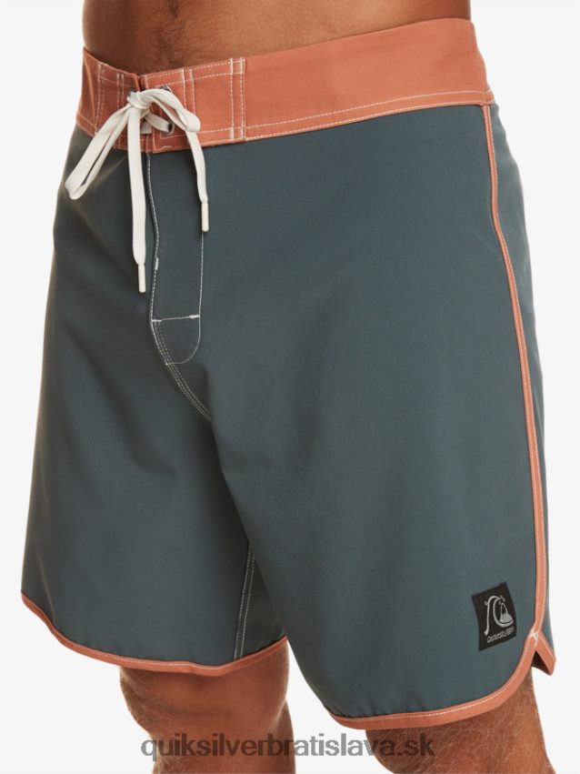 originálne šortky s hrebenatkami 18 Quiksilver muži B80HXR89 tmavá bridlica