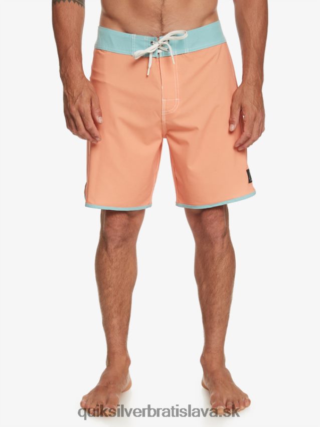 originálne šortky s hrebenatkami 18 Quiksilver muži B80HXR90 medené opálenie