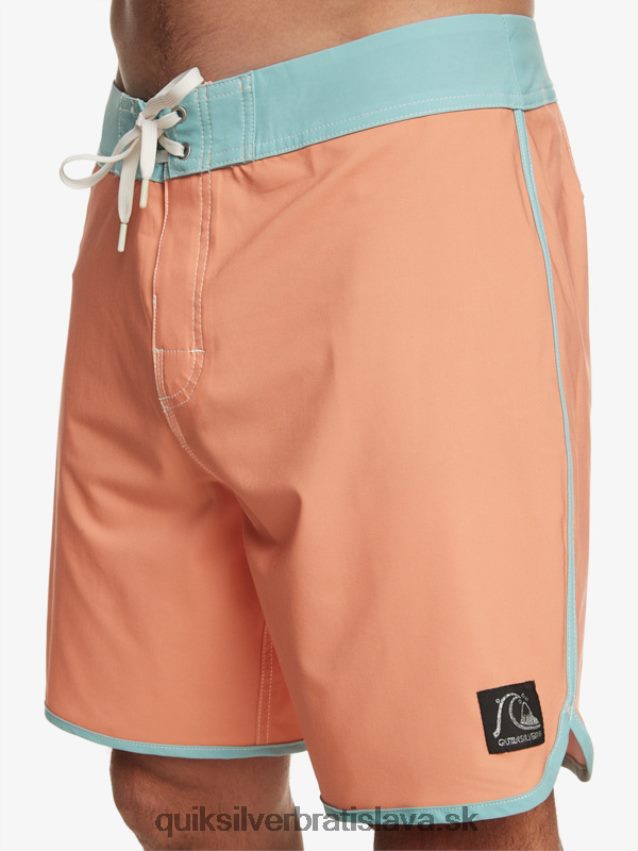 originálne šortky s hrebenatkami 18 Quiksilver muži B80HXR90 medené opálenie