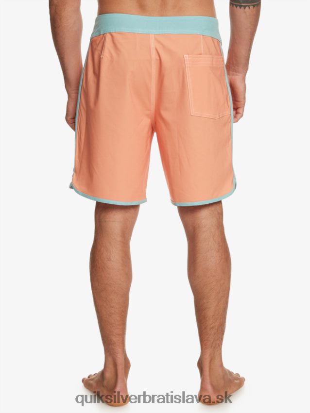 originálne šortky s hrebenatkami 18 Quiksilver muži B80HXR90 medené opálenie