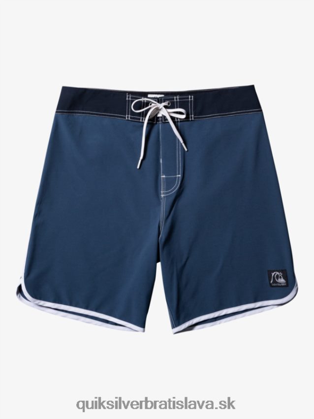 originálne šortky s hrebenatkami 18 Quiksilver muži B80HXR92 polnočné námorníctvo