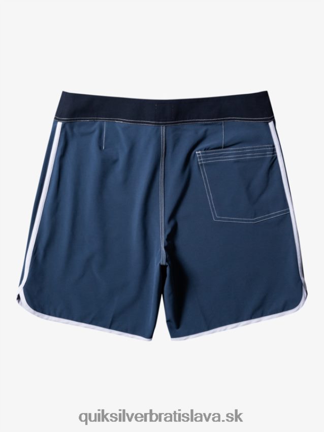 originálne šortky s hrebenatkami 18 Quiksilver muži B80HXR92 polnočné námorníctvo