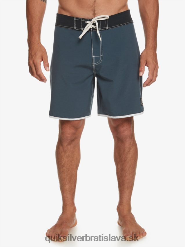 originálne šortky s hrebenatkami 18 Quiksilver muži B80HXR92 polnočné námorníctvo