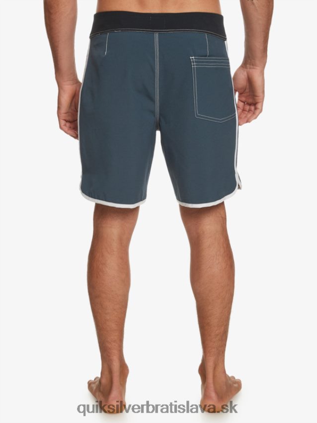 originálne šortky s hrebenatkami 18 Quiksilver muži B80HXR92 polnočné námorníctvo