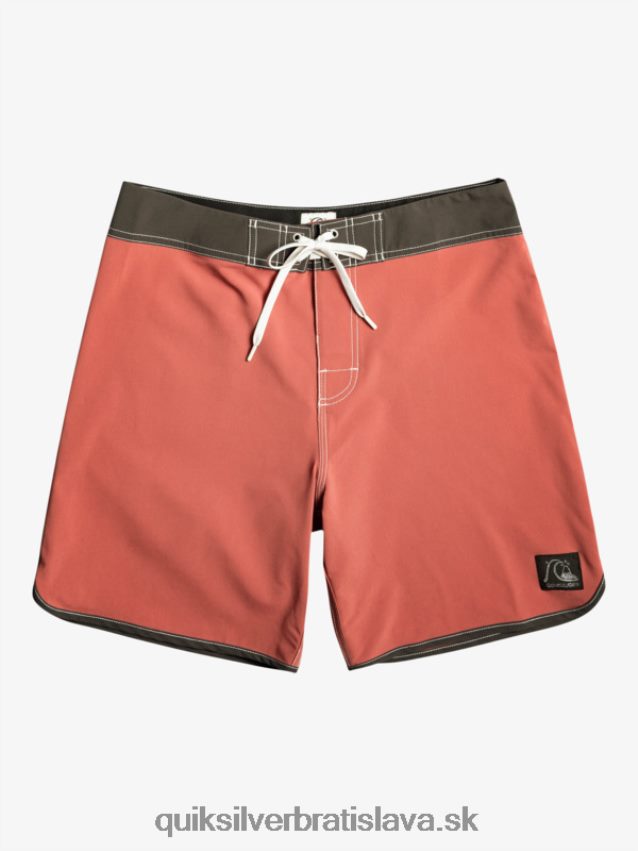 originálne šortky s hrebenatkami 18 Quiksilver muži B80HXR93 marsala