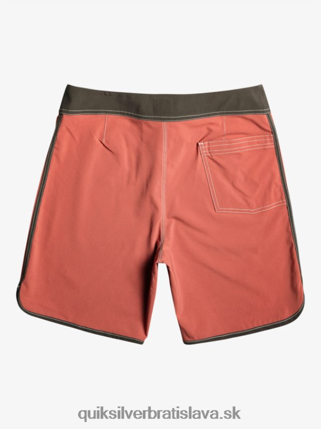 originálne šortky s hrebenatkami 18 Quiksilver muži B80HXR93 marsala
