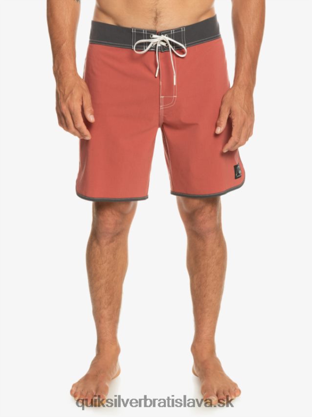 originálne šortky s hrebenatkami 18 Quiksilver muži B80HXR93 marsala