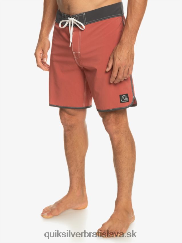originálne šortky s hrebenatkami 18 Quiksilver muži B80HXR93 marsala