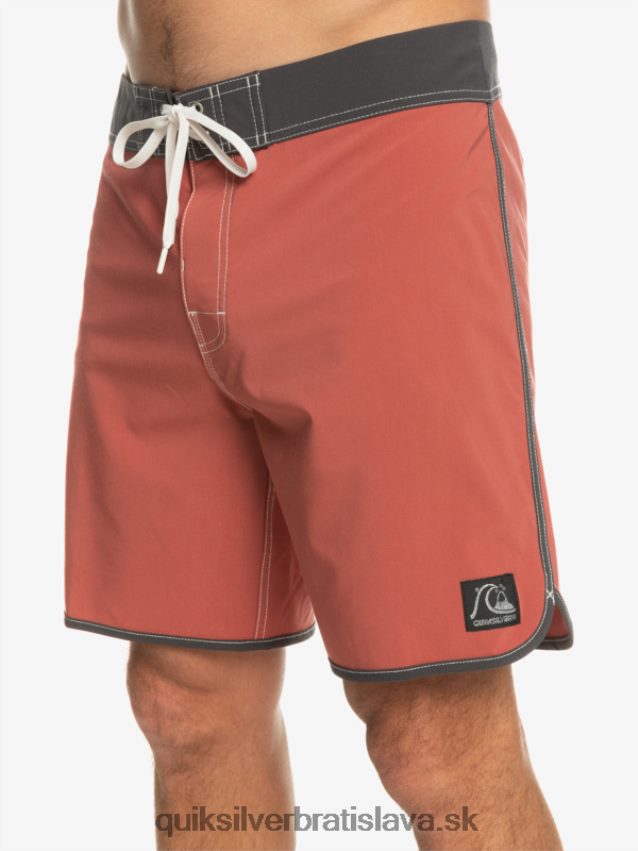 originálne šortky s hrebenatkami 18 Quiksilver muži B80HXR93 marsala