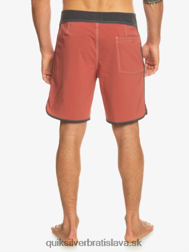 originálne šortky s hrebenatkami 18 Quiksilver muži B80HXR93 marsala